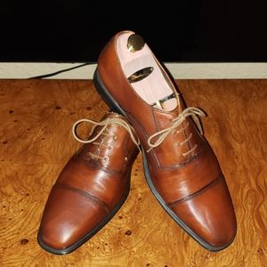 Cole Haan British Tan Cap Toe 10M